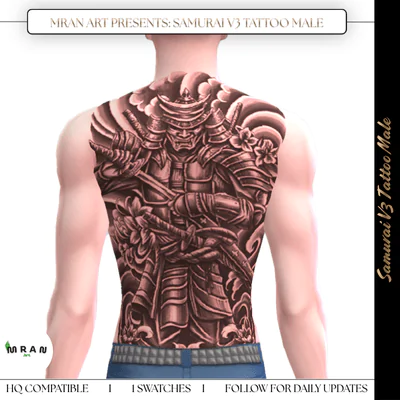 Samurai V3 Tattoo Male
