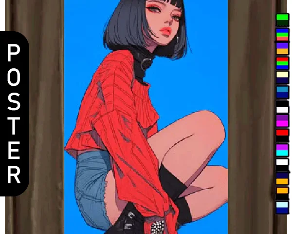 🖼️ [ESI] Crimson Kitsch (Poster)
