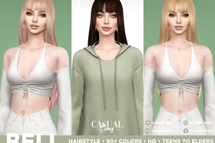 CasualSims - Bell Hairstyle (With Bangs)