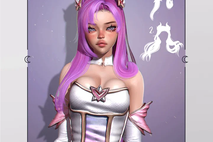 Usagi - Kaisa Hair PACK (4 hairs + acc)