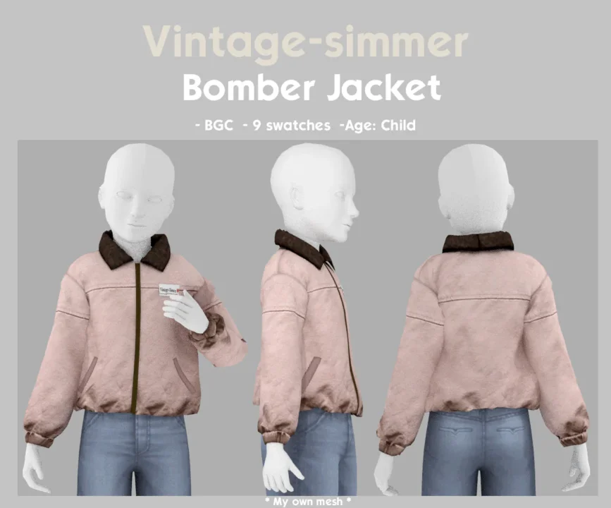Bomber Jacket for Kids
