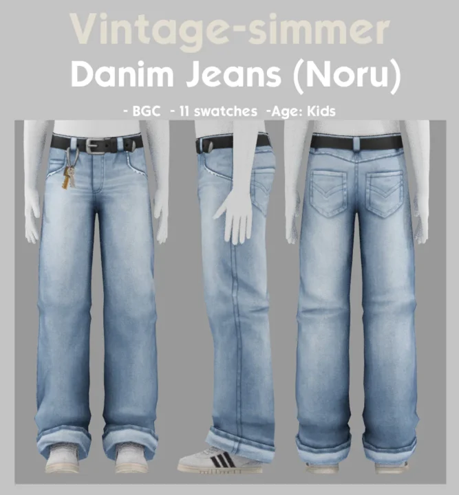 Maxis Match Jeans for Kids