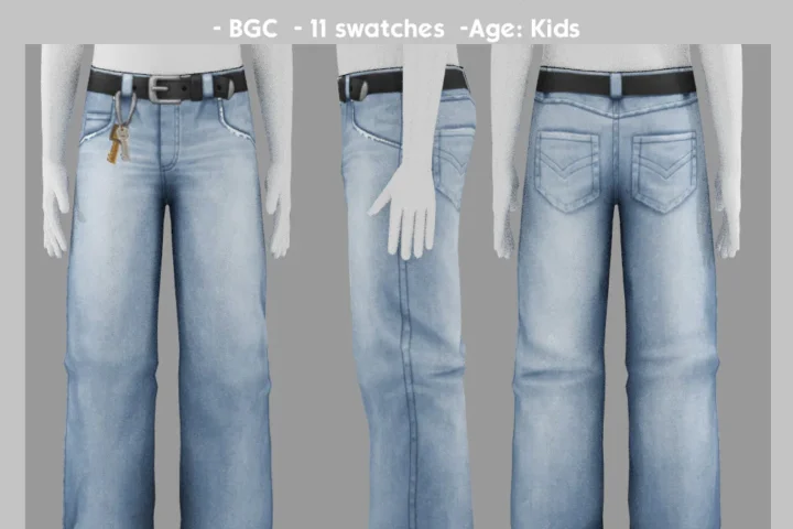Maxis Match Jeans for Kids
