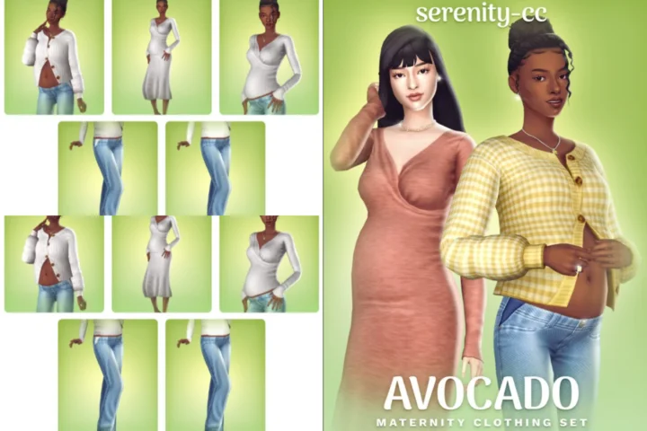 Serenity - The Avocado Maternity Clothing Set