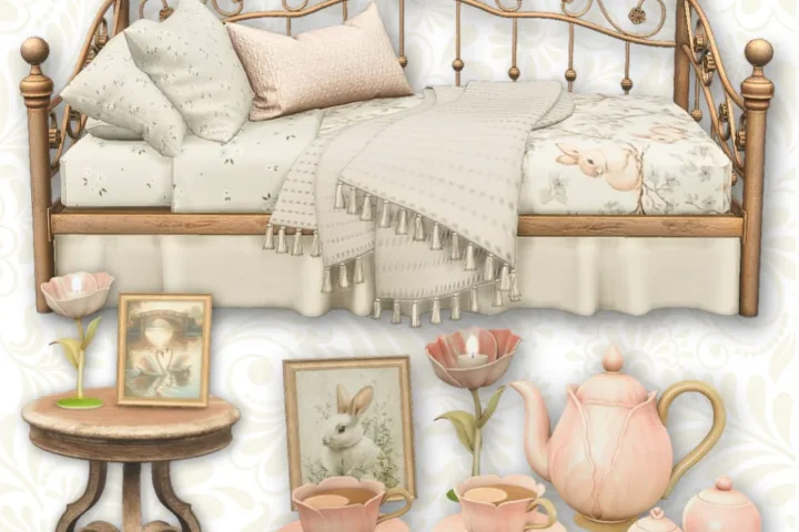 Ruby Red - Victorian Daybed