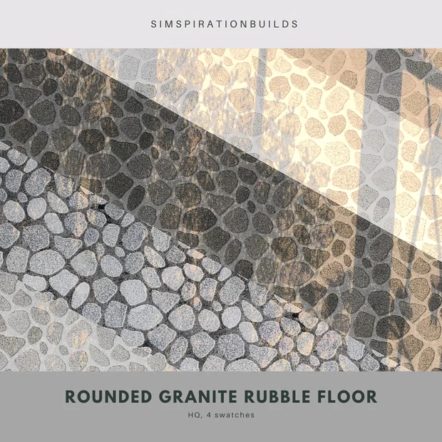 SimspirationBuilds - Rounded Granite Rubble Floor