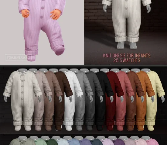 TØMMERAASx Milkemie inf KnitOnesie 205