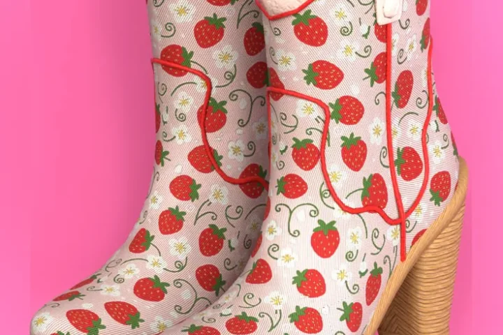 Strawberry Cowgirl Boots