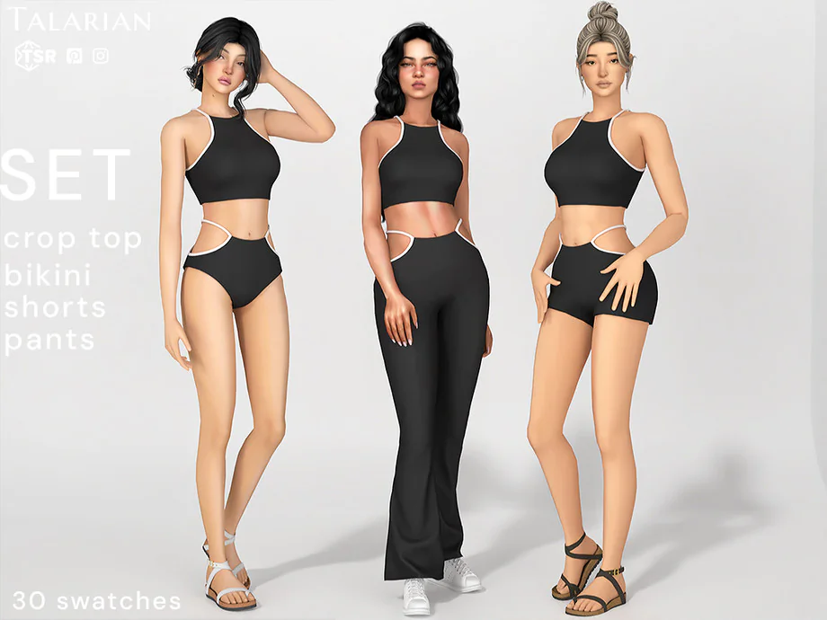Kaitlyn Cutout Clothing Set talarian