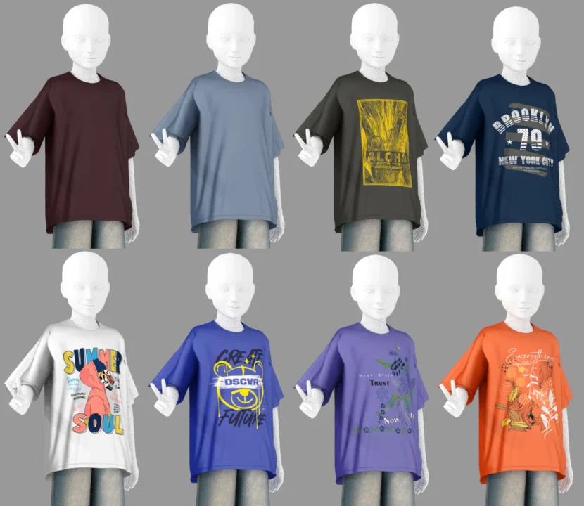 Gorilla x3 T-shirts Conversion for Kids
