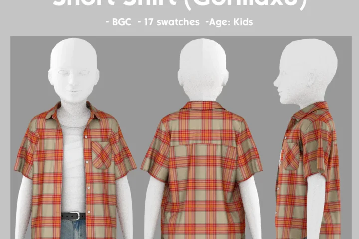 Gorilla x3 Shirts Conversions for Kids