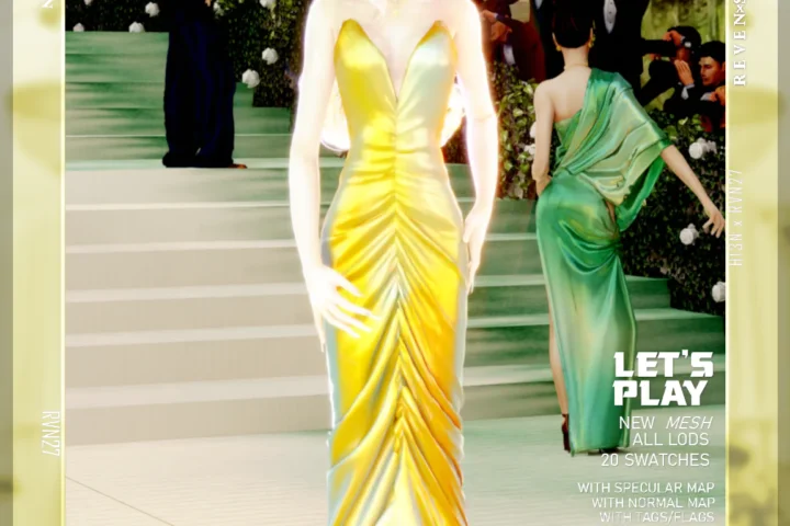 Elegant Strapless Ruched Evening Dress