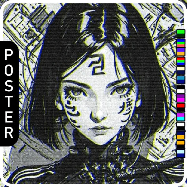 🖼️ [ESI] Cyberpunk Priestess (Poster)