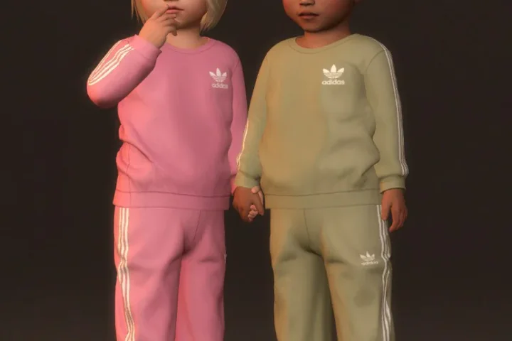 Plumbobsnfries - ADIDAS Outfit (Toddler)