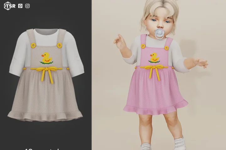 talarian - Nora Knitted Pinafore Dress (Infant)
