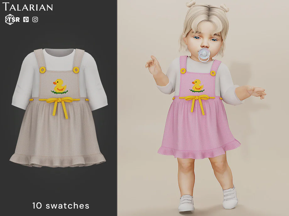 talarian - Nora Knitted Pinafore Dress (Infant)