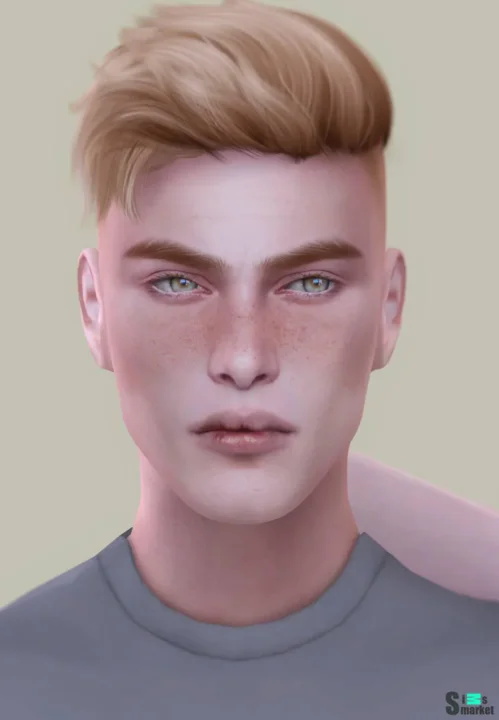 Брови и тинт "EYEBROWS N25-27 and LIPS N24-25" для Симс 4