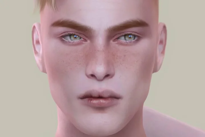 Брови и тинт "EYEBROWS N25-27 and LIPS N24-25" для Симс 4