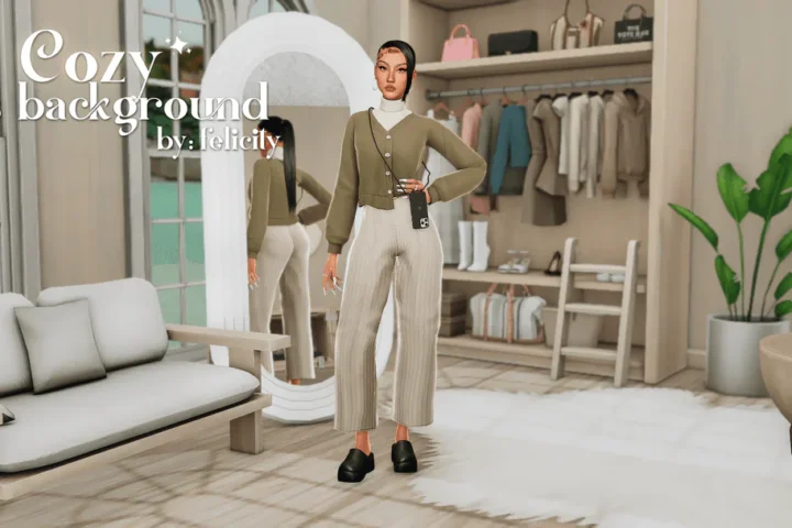 Фон для (CAS Cozy) для Симс 4