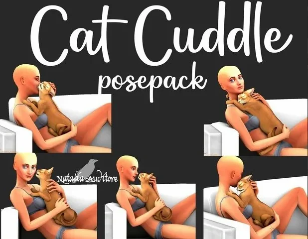 Natalia Auditore - Cat Cuddle Posepack