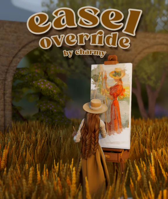 ЗАМЕНА ИГРОВЫХ КАРТИН • charmy • easel override