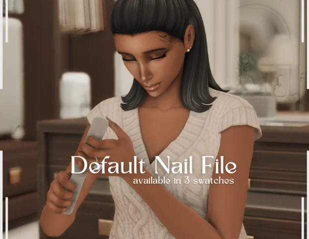 Замена пилочки "Default nail file" для Симс 4