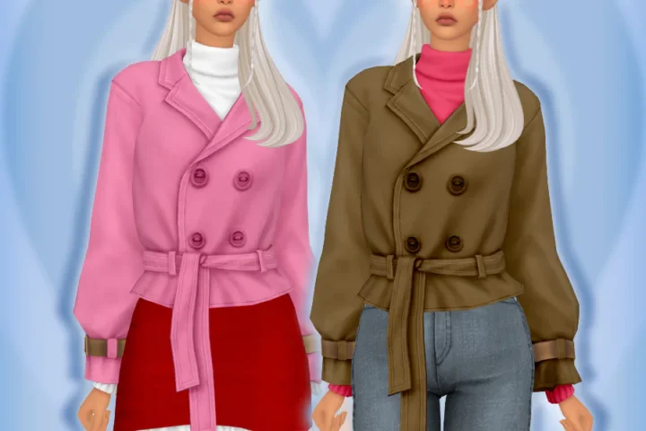 Short Trench Coat by Marronnie