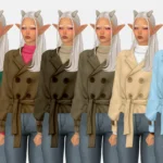 Short Trench Coat by Marronnie