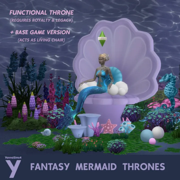 Fantasy Mermaid Thrones