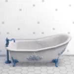 Elegant Marble Bathtub
