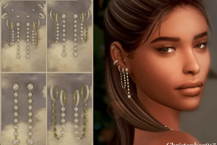 Cumulus Earrings Set - Christopher067