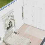 THE HOUSE WITH WHITE SHUTTERS