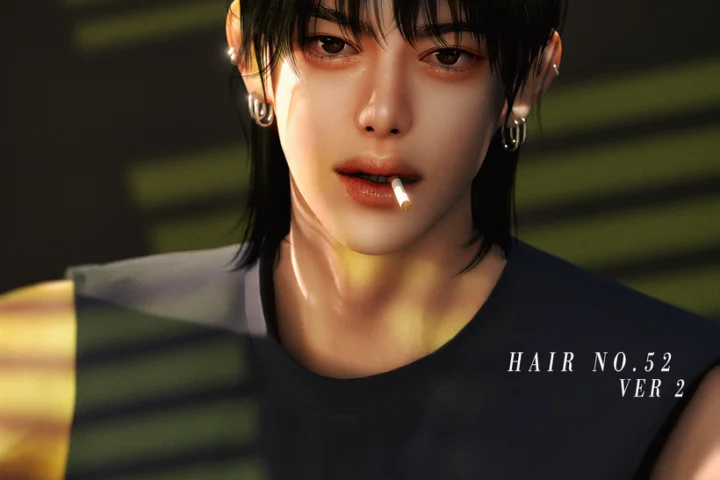 Прическа [Hezeh]Hair_No.52 V2