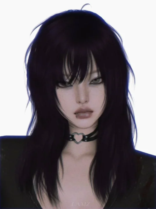 LAMZ Messy Jelly fish Hairstyles 001F