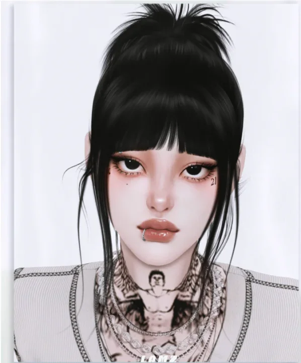 LAMZ - Claw Clip Hairstyles 001F