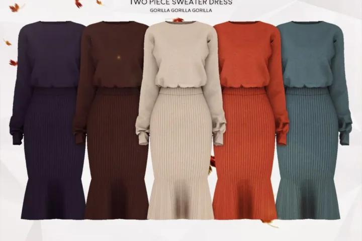 Two Piece Sweater Dress - gorillax3