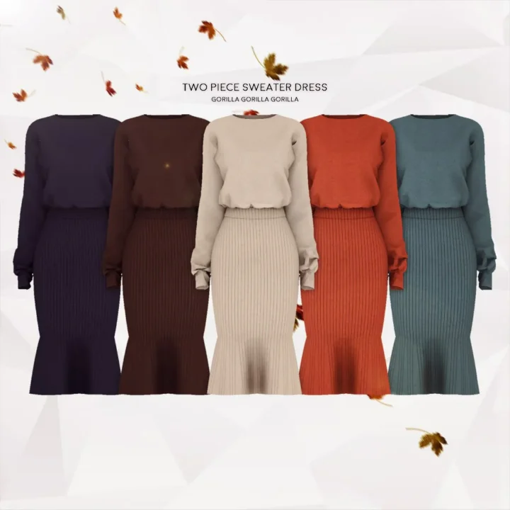 Two Piece Sweater Dress - gorillax3