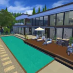 The Sanctuary Villa - The Sims 4 CC Build