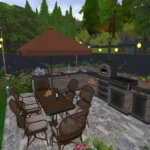 The Sanctuary Villa - The Sims 4 CC Build