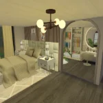 The Sanctuary Villa - The Sims 4 CC Build