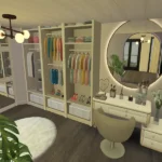 The Sanctuary Villa - The Sims 4 CC Build