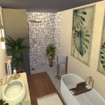 The Sanctuary Villa - The Sims 4 CC Build