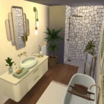The Sanctuary Villa - The Sims 4 CC Build