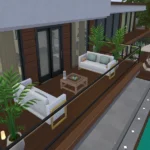 The Sanctuary Villa - The Sims 4 CC Build
