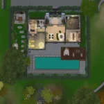 The Sanctuary Villa - The Sims 4 CC Build