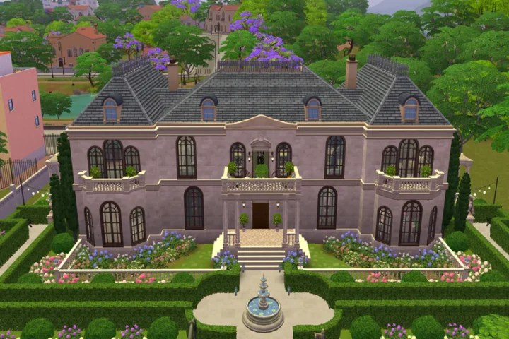 Chateau de Bellefontaine - No CC The Sims 4 Build