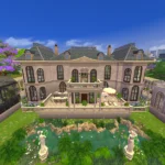 Chateau de Bellefontaine - No CC The Sims 4 Build