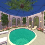 Chateau de Bellefontaine - No CC The Sims 4 Build