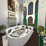 Chateau de Bellefontaine - No CC The Sims 4 Build