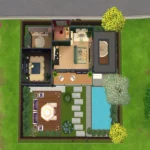 Laguna Sol Villa - The Sims 4 NO CC Build